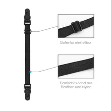Laden Sie das Bild in den Galerie-Viewer, Maskenbänder - stufenlos einstellbar (8 Stück - schwarz)