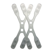 Laden Sie das Bild in den Galerie-Viewer, Ohrenschoner für Masken mit vierfachem Halt (2 Stück - weiß)