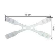 Laden Sie das Bild in den Galerie-Viewer, Ohrenschoner für Masken mit vierfachem Halt (2 Stück - weiß)