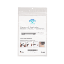 Laden Sie das Bild in den Galerie-Viewer, Maskenbänder - stufenlos einstellbar (4 Stück - schwarz)