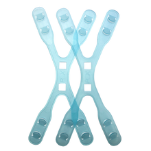 Laden Sie das Bild in den Galerie-Viewer, Ohrenschoner für Masken mit vierfachem Halt (2 Stück - hellblau)